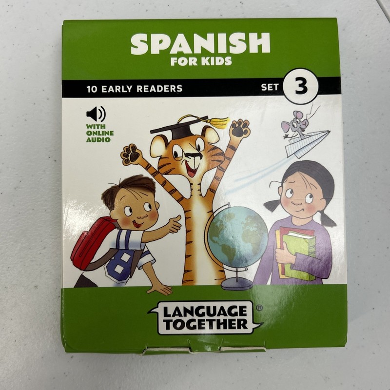 Spanish for Kids: 10 Early Reader Books with Online Audio and English (Beginning