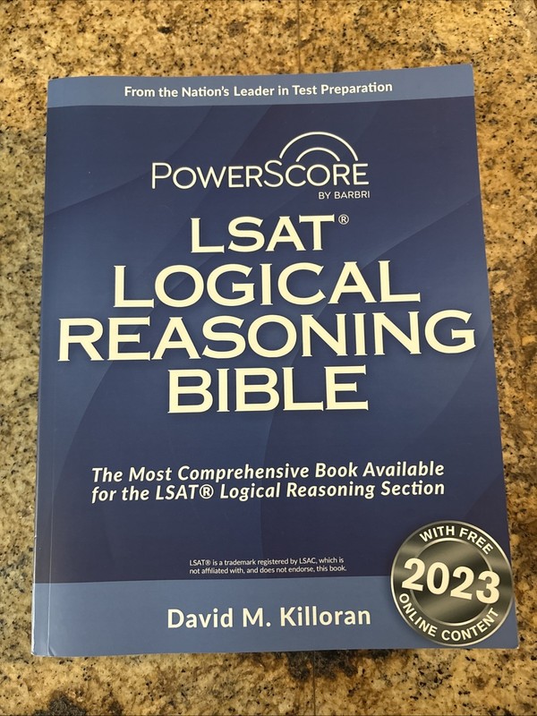 PowerScore LSAT Logical Reasoning – Paperback, by Killoran David – Very Good