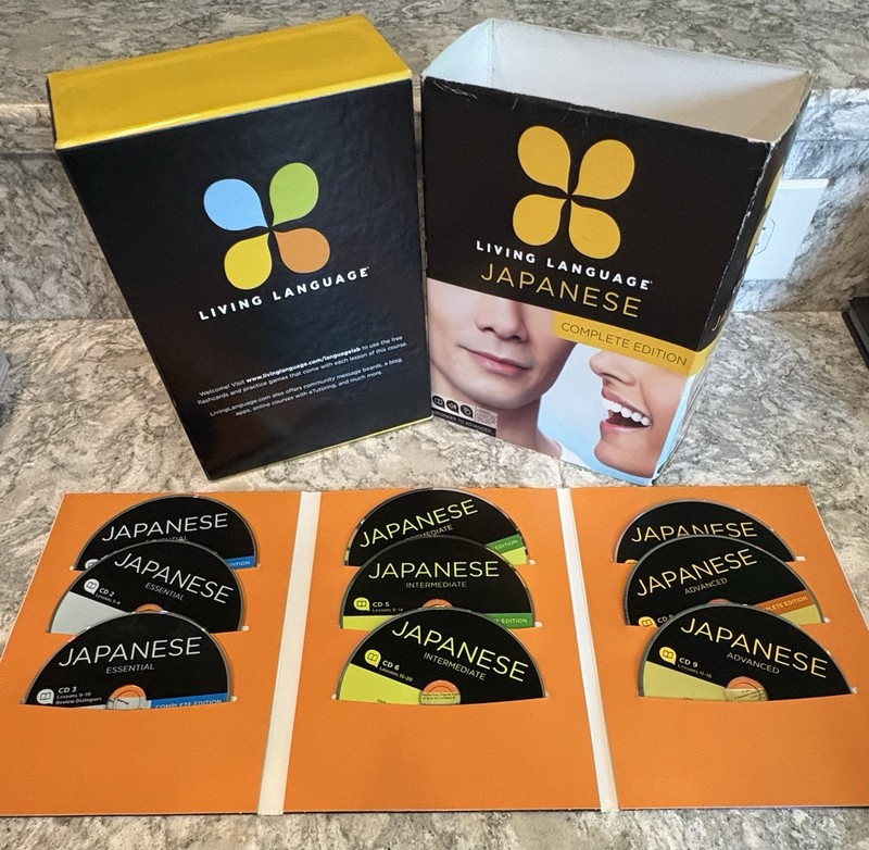 LIVING LANGUAGE JAPANESE BOX SET w/CDs gallery
