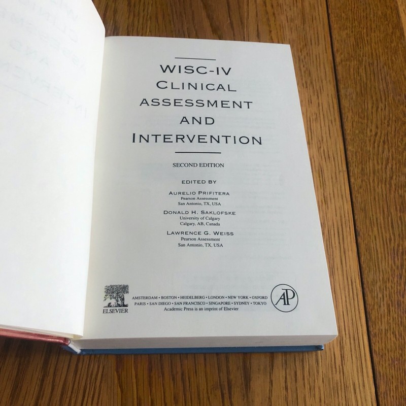 WISC-IV Clinical Assessment and Intervention 2nd Edition Hardcover gallery