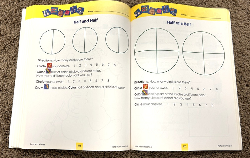 Pre-School Total Math ~ American Education Publishing ~ 2004 gallery