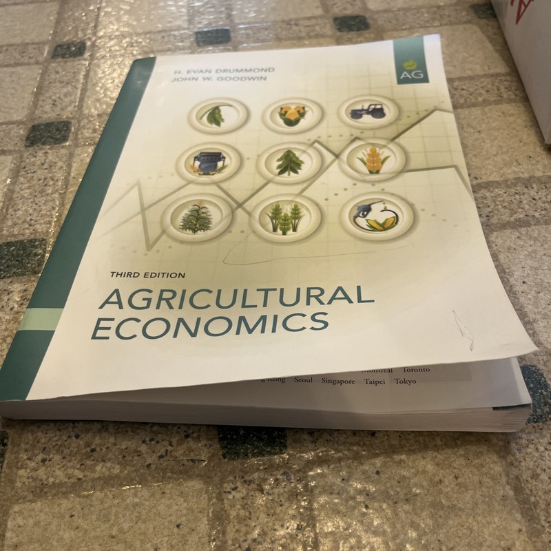 AGRICULTURAL ECONOMICS (3RD EDITION) By Drummond H. Evan Ph.d. & John W. Goodwin gallery