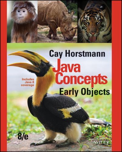 Java Concepts 8th Edition High School Binding by Cay S. Horstmann