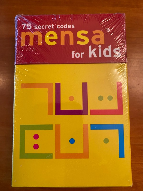 Mensa for Kids 75 SECRET CODES (’97) Brand New, Factory-sealed, Ships Free RARE