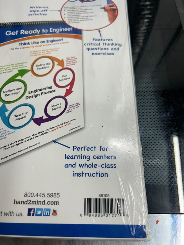 New HAND2MIND Engineering Design Process FLIP CHART Write-on Wipe-Off Grades 3-5 gallery