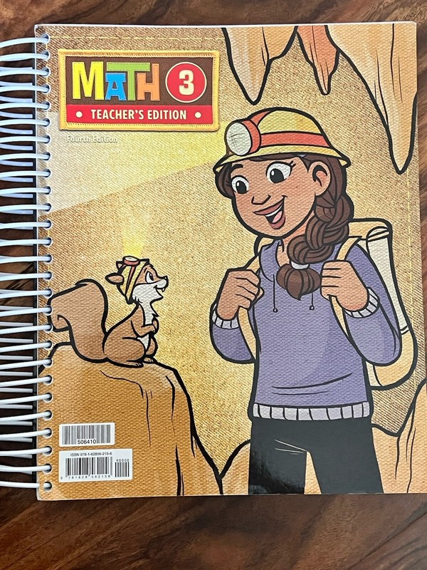 BJU Math K5 Teacher’s Edition with CD Fourth Edition – K5 Spiral Bound