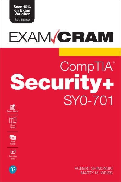 Comptia Security+ Sy0-701 Exam Cram, Paperback by Shimonski, Robert; Weiss, M…