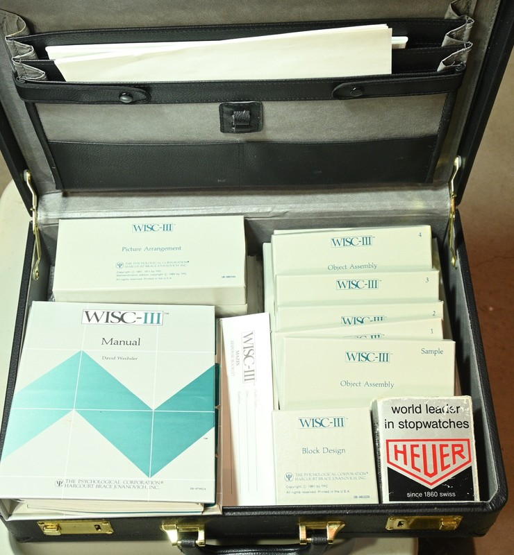 WISC-III Manual Testing Booklets In Attaché Case 3rd Edition