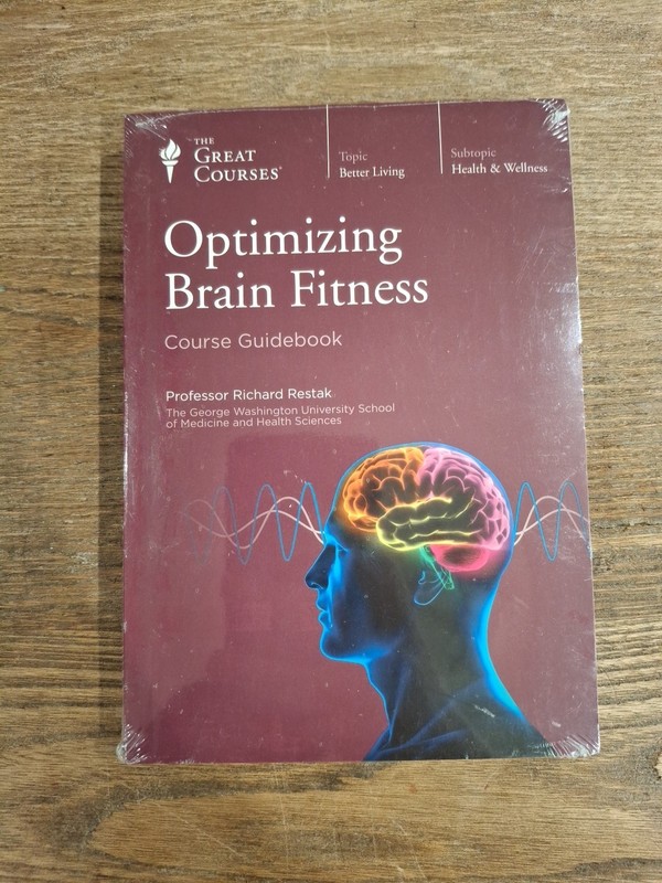NEW SEALED The Great Courses Optimizing Brain Fitness 2 DVD and Course Guidebook