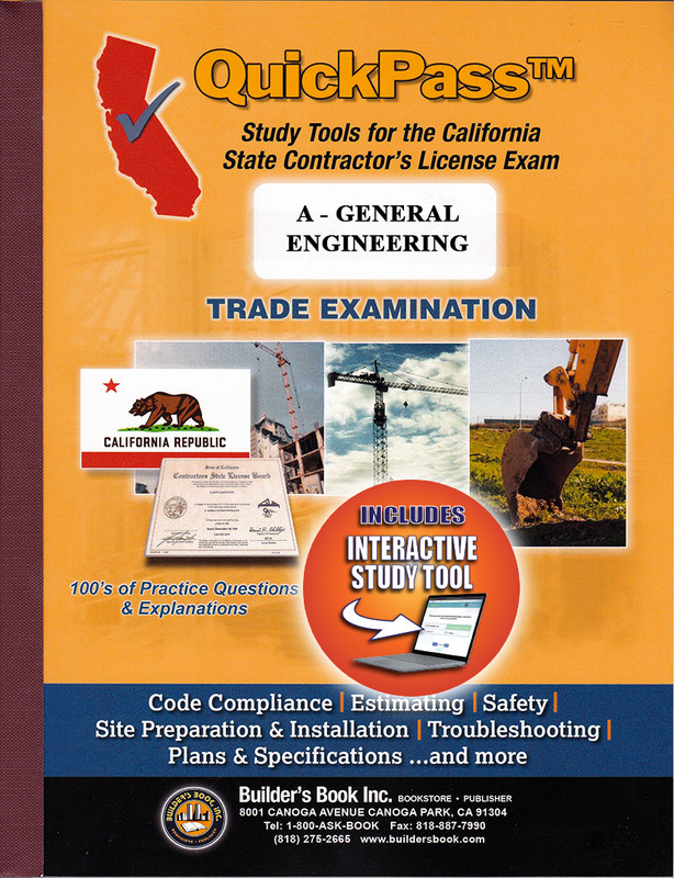General Engineering (A) License Examination – QuickPass Study Tool Book with Onl