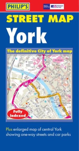 Philip’s Street Map York Hardback Book The Fast Free Shipping