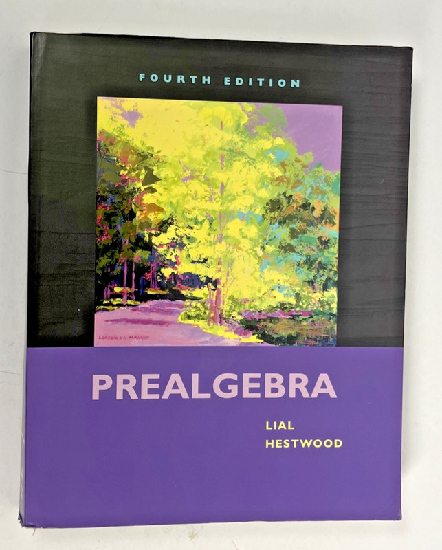 Prealgebra 4th Edition w/ Test Prep Video CD+Study Materials by Lial & Hestwood
