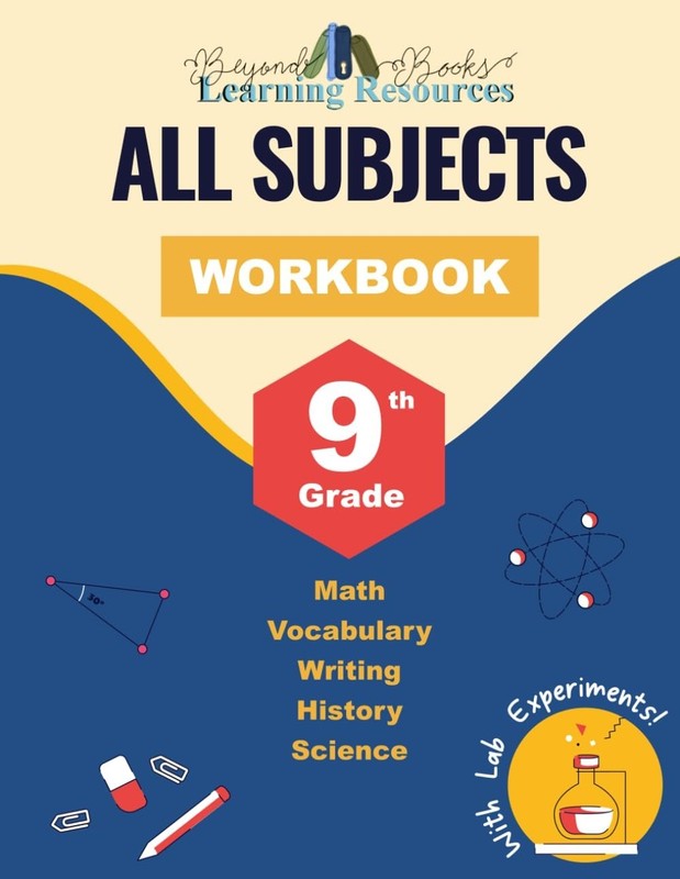 9Th Grade All Subjects Workbook: High School Curriculum Workbo (Paperback) – NEW
