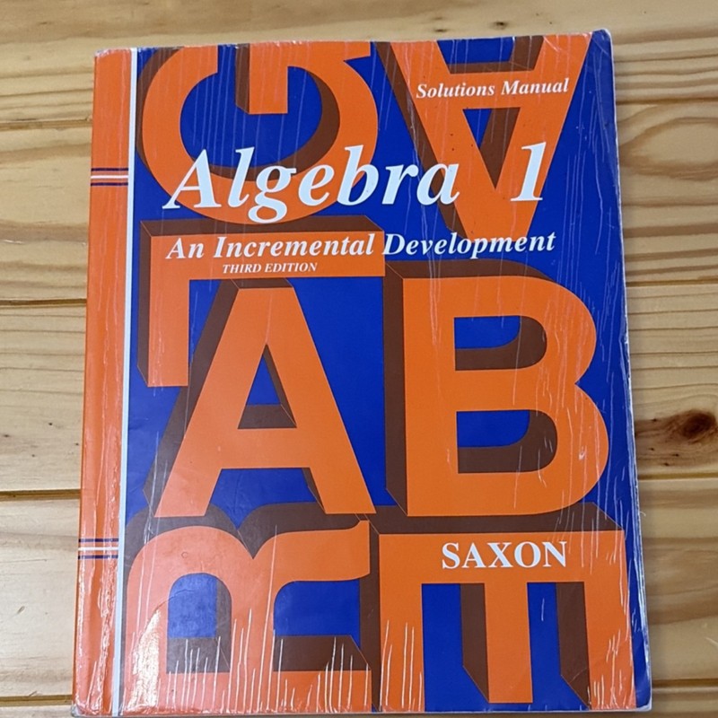 Saxon Algebra 1 Kit: Text, Solution Manual, Test Forms, Homeschool Packet, CDs gallery