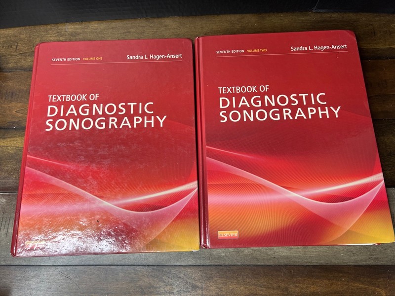 Textbook of Diagnostic Sonography Set 2 Volume 7th Edition College Medical Hagen