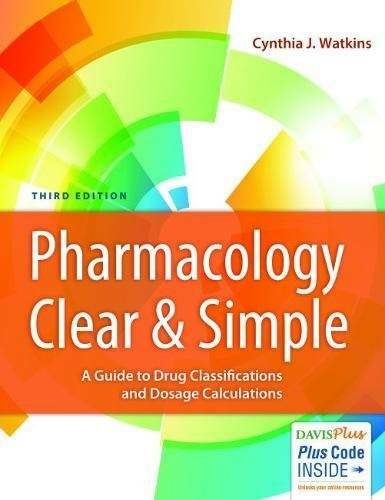 Pharmacology Clear and Simple: A Guide to Drug Classifications and Dosage – GOOD