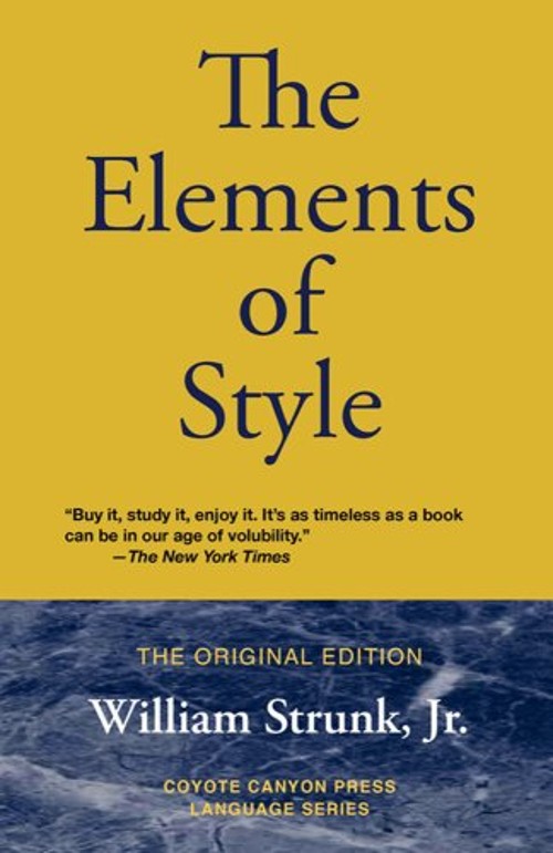 The Elements of Style Paperback E. B., Strunk, William, Jr. White