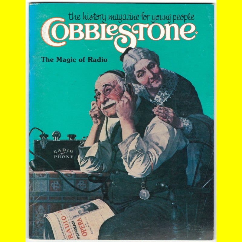 COBBLESTONE 1988 RADIO Marconi McBride ARRL war of the worlds history children