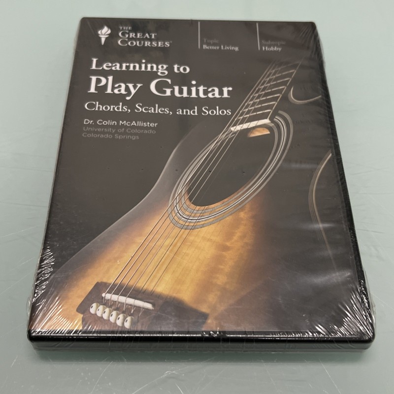 The Great Courses: Learning to Play Guitar (DVD, 2017, 4 Disc Set) New & Sealed!