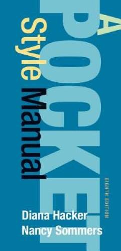 A Pocket Style Manual – Spiral-bound By Hacker, Diana – ACCEPTABLE