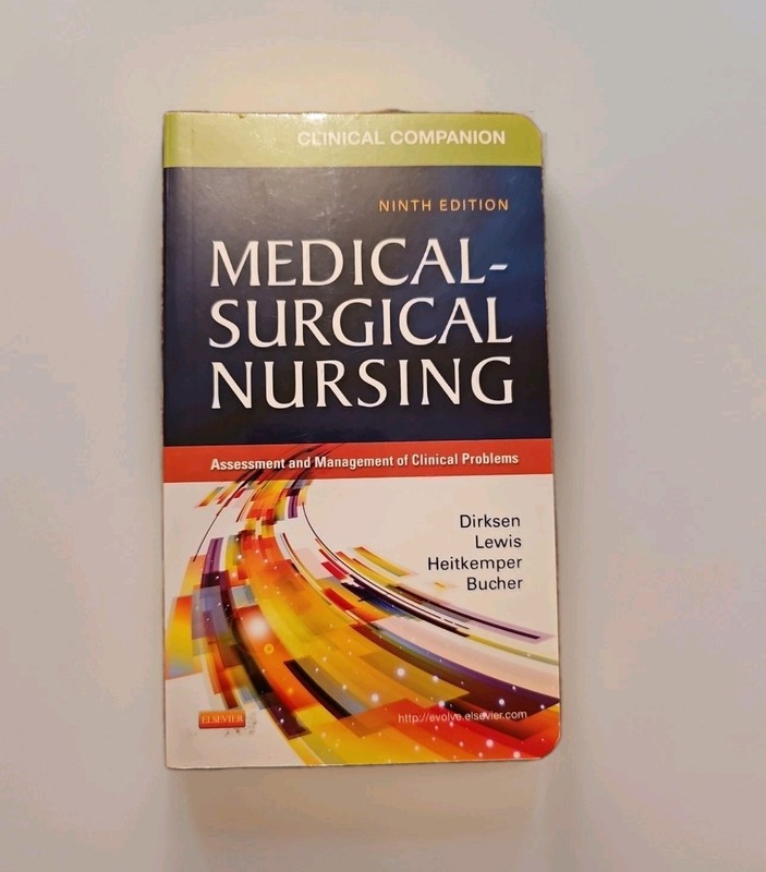 Medical Surgical Nursing 9th Edition Hardcover Lewis Dirksen Heitkemper Bucher