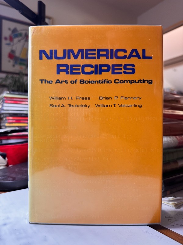 Numerical Recipes: The Art of Scientific Computing by Press (1st ed 1986)