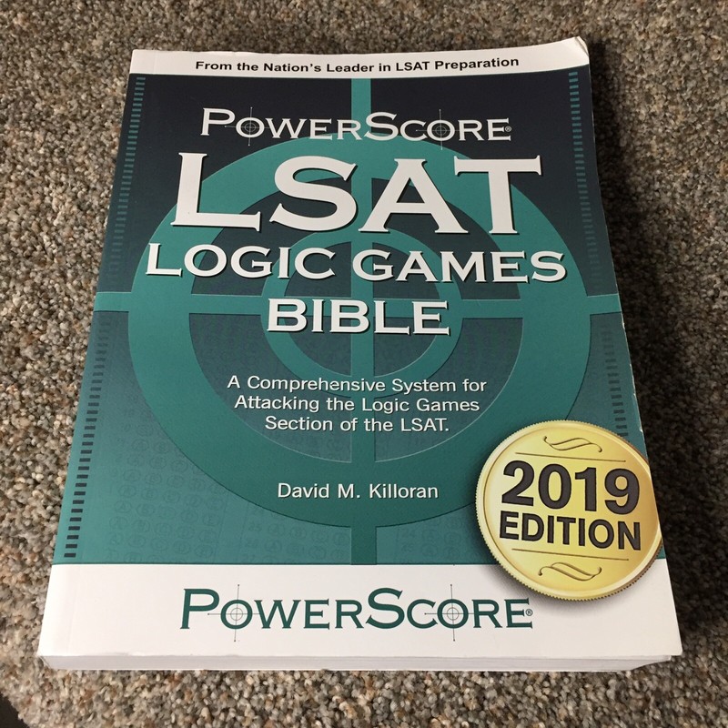 PowerScore LSAT Logic Games Bible 2019 Edition David M. Killoran