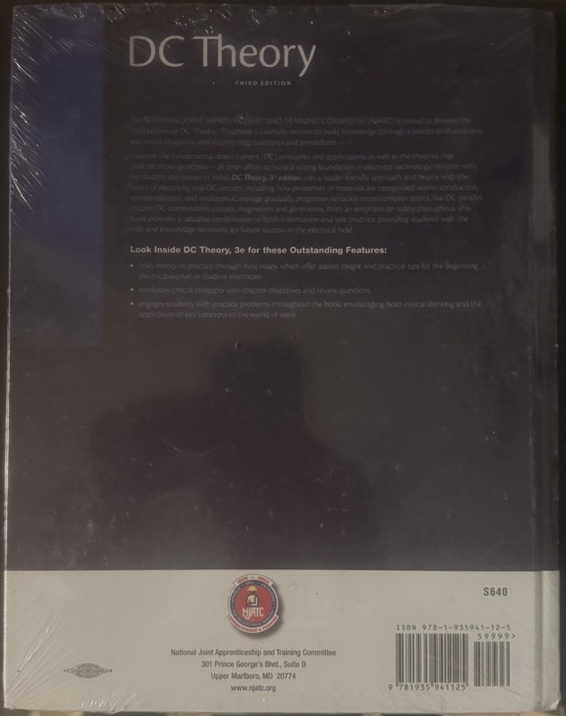 NJATC DC Theory Third Edition Hardcover Electrical English ISBN 978-1-935941-12… gallery