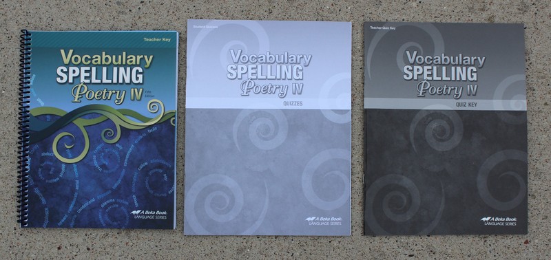 A Beka Vocabulary Spelling Poetry IV Grade 10 Lot 5th Edition 