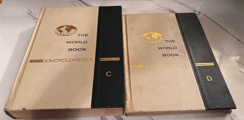 The World Book Encyclopedia Dictionary-Complete 2 Volume Set 1966 Hardcovers