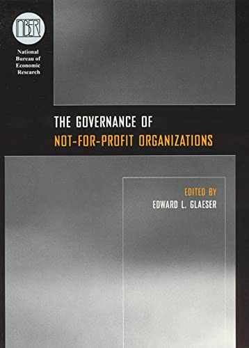 The Governance of Not-for-Profit – Hardcover, by Glaeser Edward – New