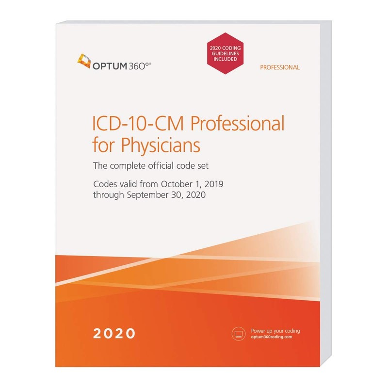ICD-10-CM 2020 Professional for Physicians with Guidelines