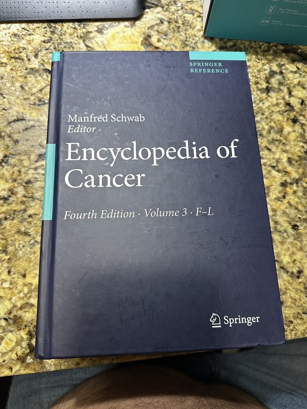 Encyclopedia of Cancer by Manfred Schwab (2017, Hardcover)