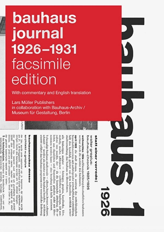 BAUHAUS JOURNAL 19261931: facsimile edition by Astrid B?hr (English) Paperback B