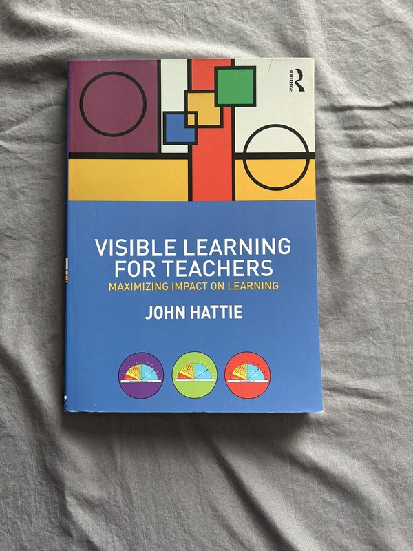 Visible Learning for Teachers: – Paperback, by Hattie John – Very Good Signed