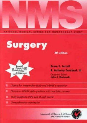 NMS Surgery Casebook 4th Edition by Bruce E. Jarrell [Brand New]