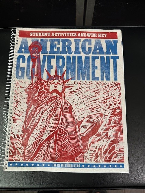 BJU Press American Government Student Activities Manual Answer Key – 12th Grade
