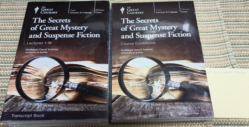 NEW Secrets of Great Mystery Suspense Fiction Guidebook DVDs + 2 Transcript Book