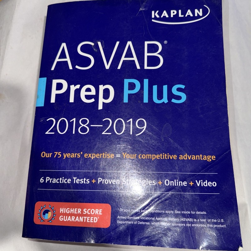 Kaplan Test Prep Ser.: ASVAB Prep Plus 2018-2019 : 6 Practice Tests + Proven…