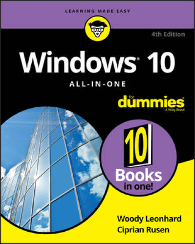 Windows 10 All-in-One For Dummies,, 4th Edition – Paperback – GOOD