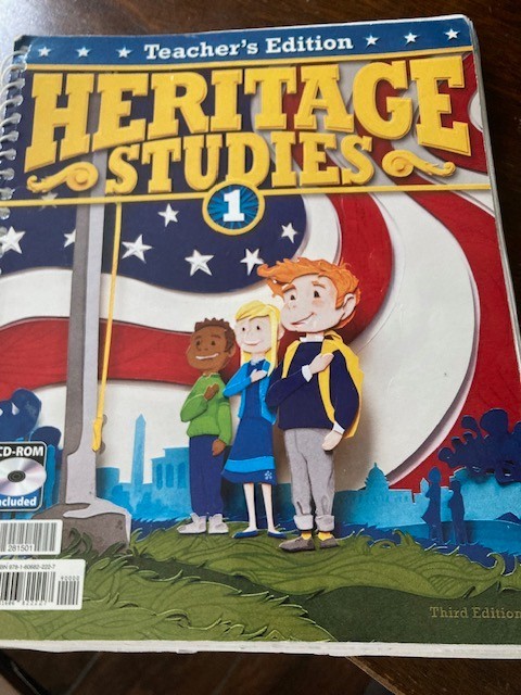 BJU Heritage Studies 1, Teacher’s Edition & Student Textbook (3rd Ed)