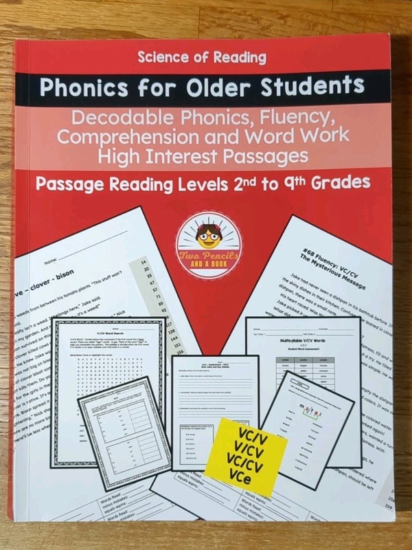 Phonics Practice for Older Students:High Interest Passages-Reading Level 2nd-9th