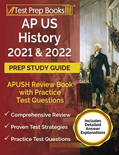 AP US HISTORY 2021 AND 2022 PREP STUDY GUIDE: APUSH REVIEW By Tpb Publishing VG+