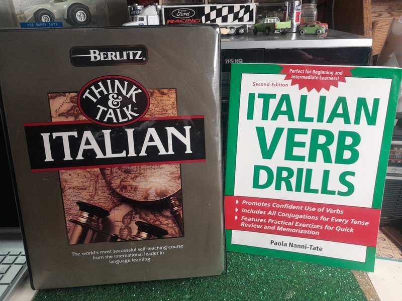 Berlitz Think & Talk Italian 6 Audio Cassettes With Study Guides Italian Verb