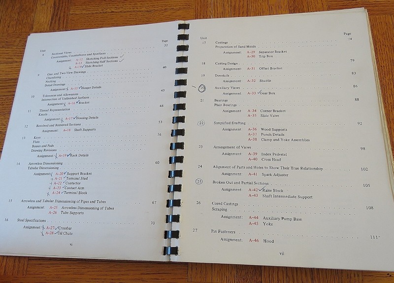 Interpreting Engineering drawings textbook Jensen and Hines vtg 1971 DELMAR PUBL gallery