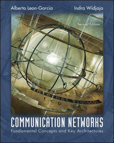 Communication Networks by Leon-Garcia