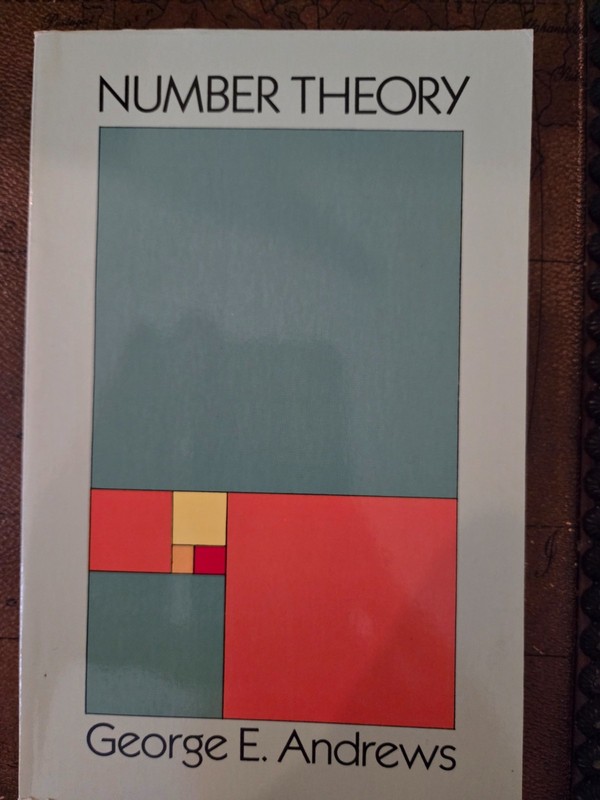 Number Theory (Dover Books on – Paperback, by George E. Andrews – Brand New