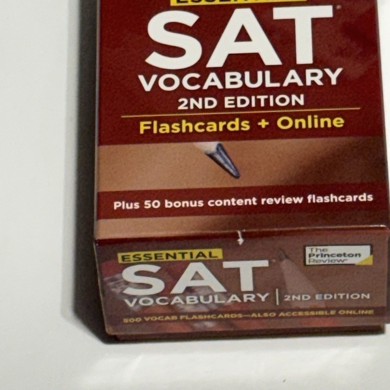 College Test Preparation Ser. Essential SAT Vocabulary, 2nd Ed Flashcards READ gallery