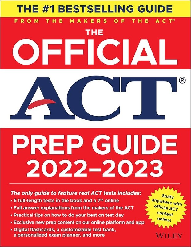The Official ACT Prep Guide 2022-2023 – Wiley – Paperback – Good Condition