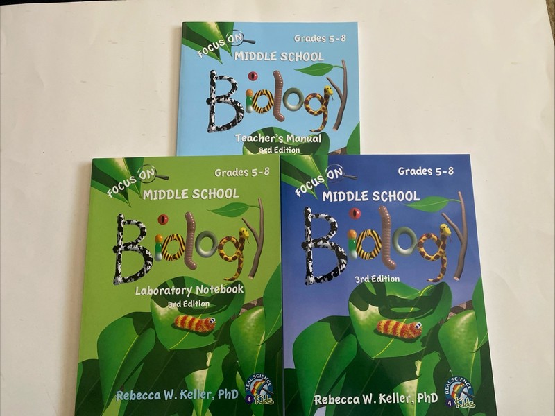 Focus On Middle School Biology 3rd Edition Grades 5-8 Set Of 3